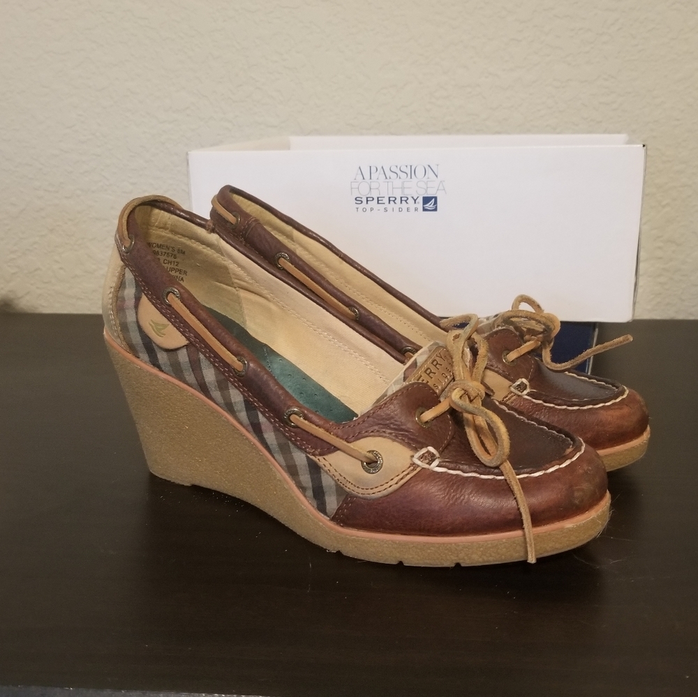 Sperry Topsider "Goldfish" wedges